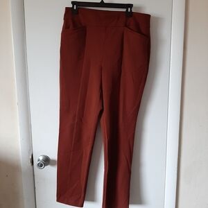 2 chicos so slimming pants, burn orange